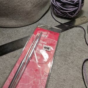 KNITTING NEEDLES Circular US Size 19/15mm 29in Susan Bates Silvalume